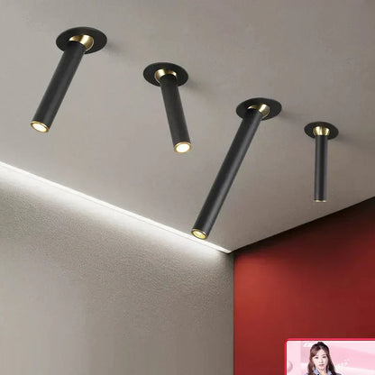 plafonnier led encastrable à angle rotatif pour intérieur.