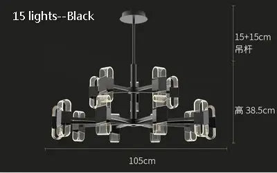 lustre de luxe design pour un éclairage nordique élégant.