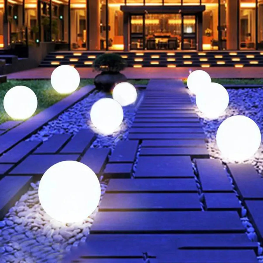 Boule Lumineuse LED pour Extérieurs.