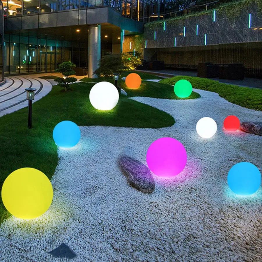 Boule Lumineuse LED pour Extérieurs.