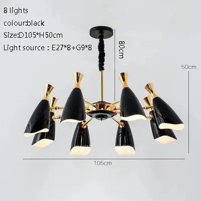 lustre moderne design nordique pour intérieur élégant.