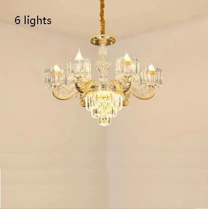 lustre en cristal éclairage pour intérieur élégant et raffiné.