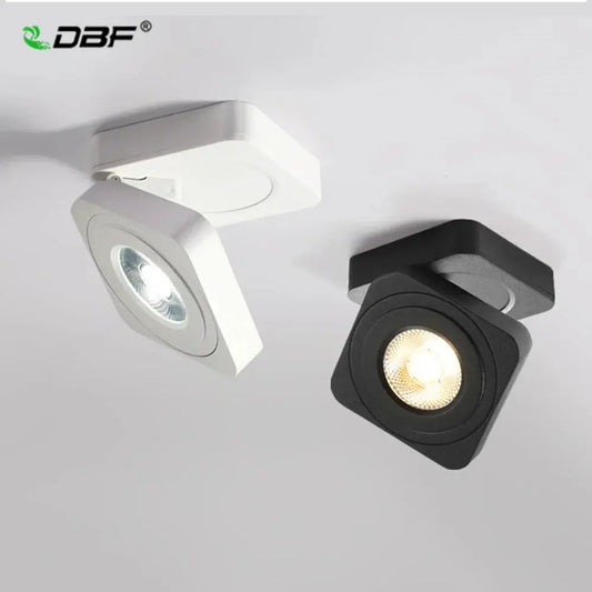 spot led pliable ultra mince rotatif 360 degrés éclairage modulable.