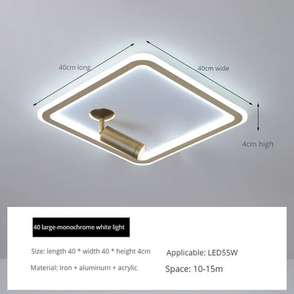 plafonnier led moderne design pour intérieur éclairage surface.