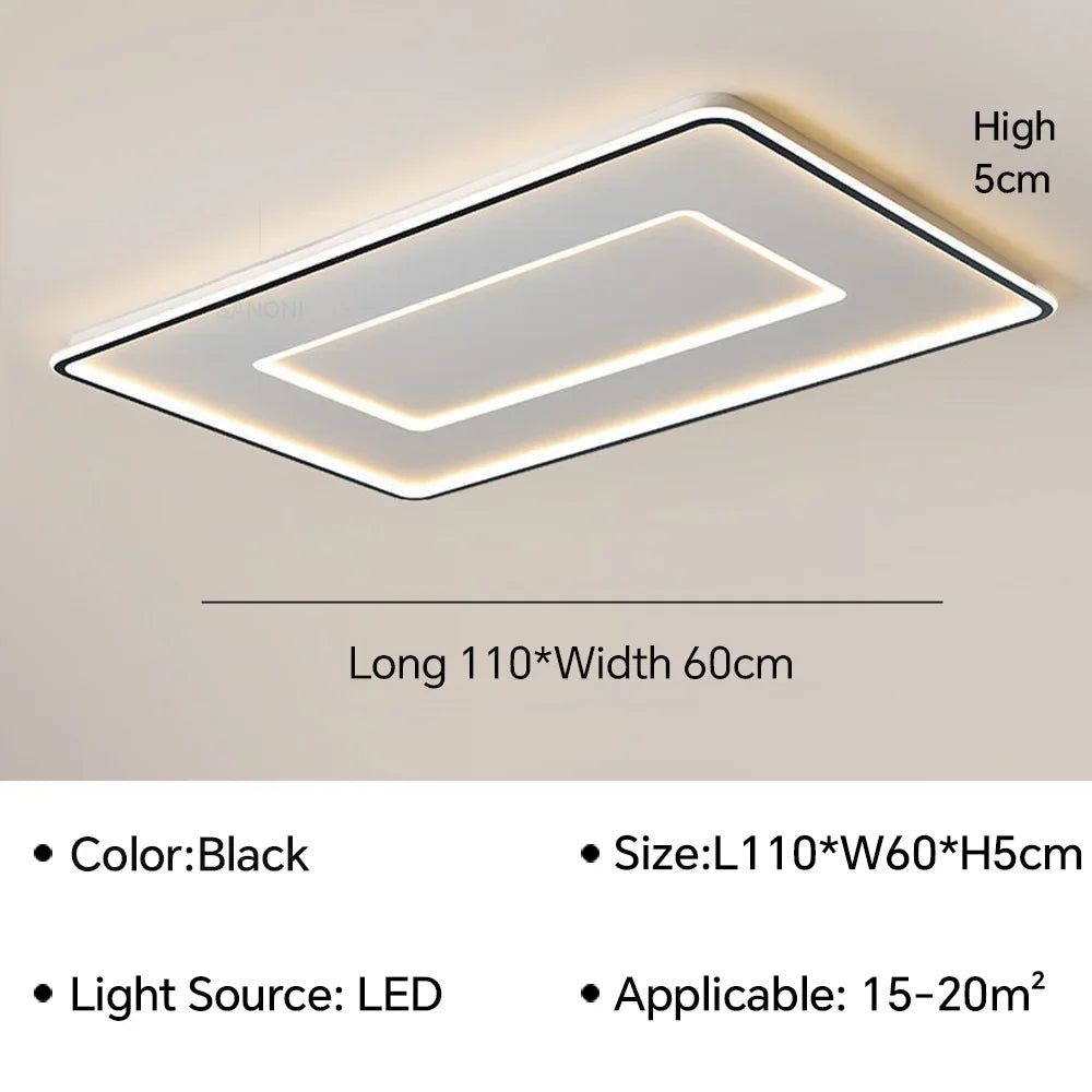 plafonnier led moderne pour décoration d'intérieur élégante.