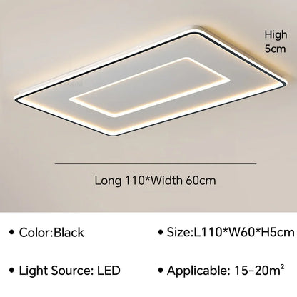 plafonnier led moderne pour décoration d'intérieur élégante.