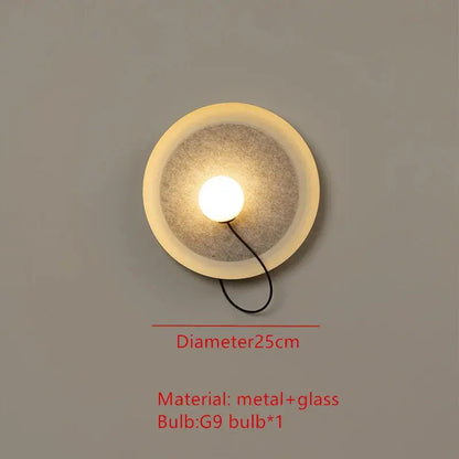 suspension led 3d design avec boule mobile et cordon ajustable.