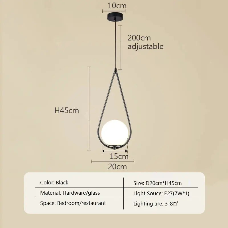 Lampe Moderne Suspendue.