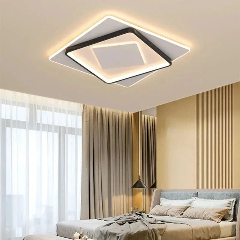 plafonnier led moderne pour décoration d'intérieur élégante et lumineuse.