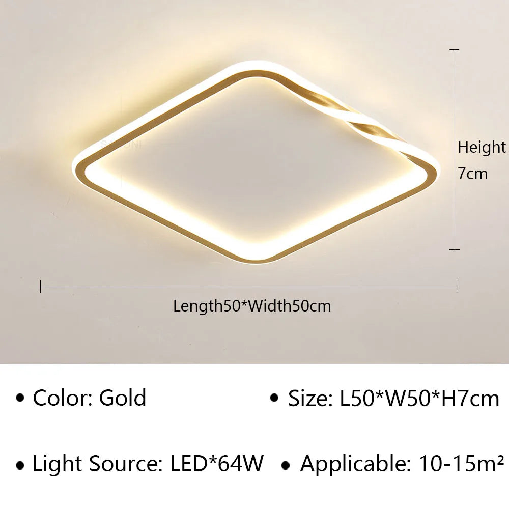 plafonnier led moderne pour décoration intérieure élégante et contemporaine.