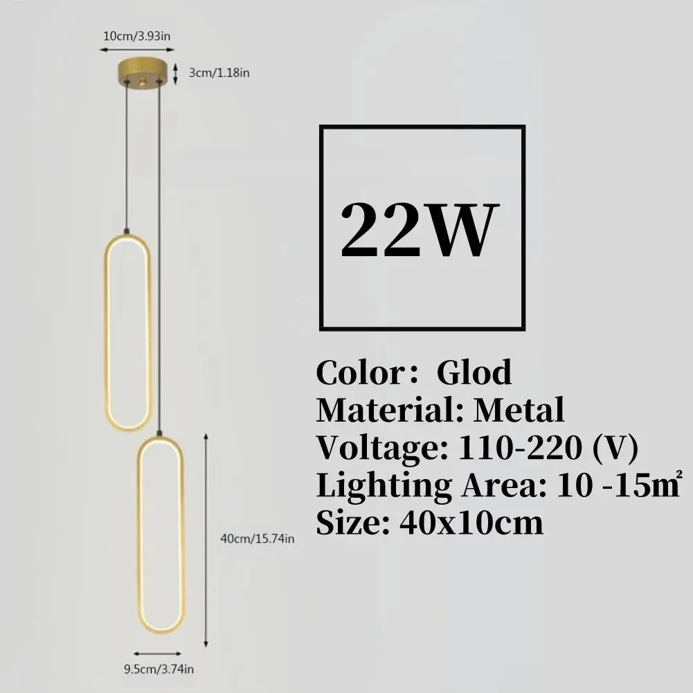 Lampe Moderne Suspendue LED.