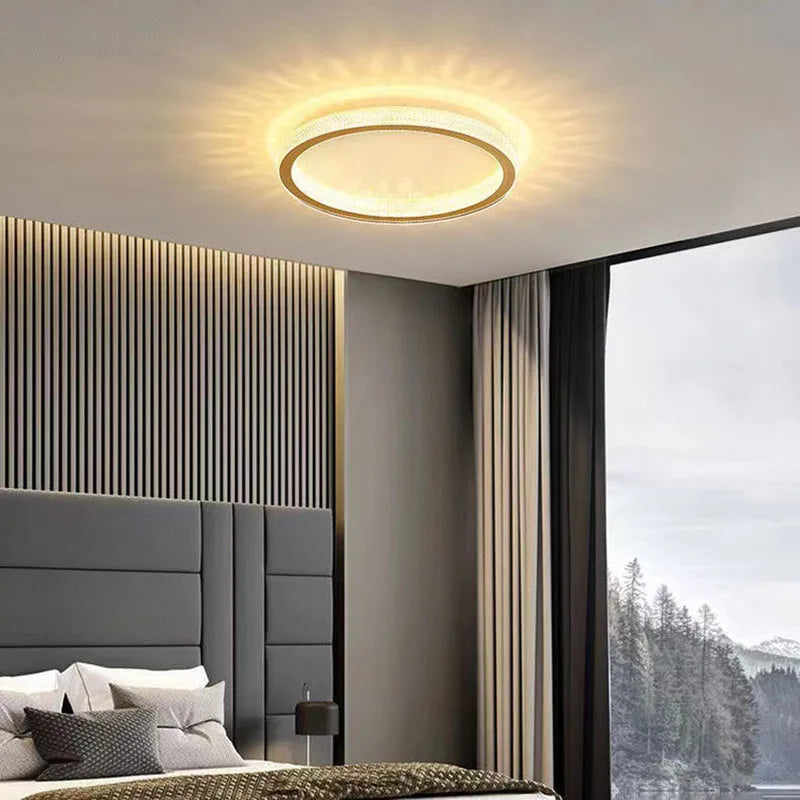 plafonnier led moderne pour décoration intérieure élégante et lumineuse.