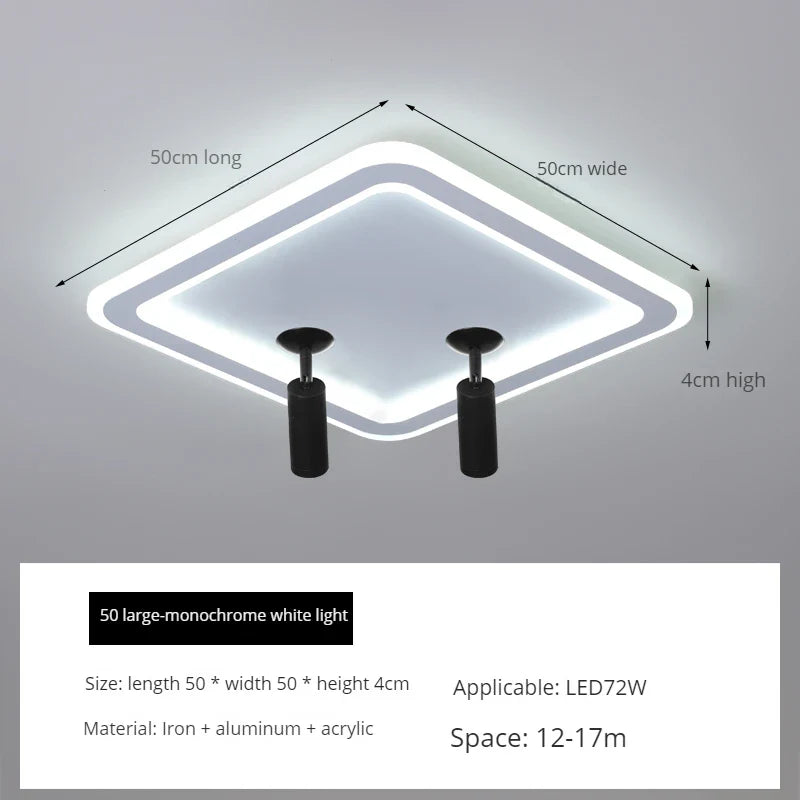 plafonnier led moderne design pour intérieur éclairage surface.