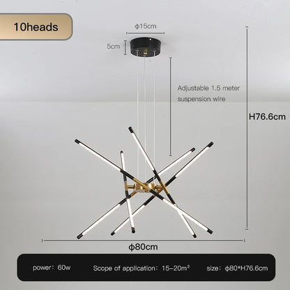 plafonnier led moderne réglable pour éclairage intérieur design.