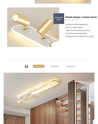 Plafonniers Moderne LED My Store   Rayonnia