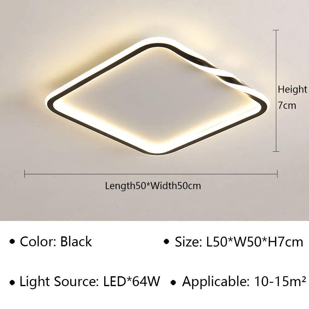 plafonnier led moderne pour décoration intérieure élégante et contemporaine.