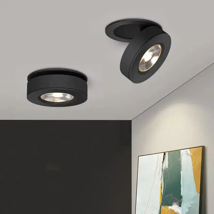 SPOT MODERNE LED ROND ET ORIENTABLE.