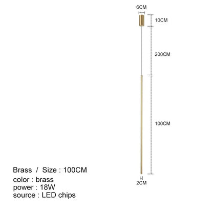 Barre LED Suspendue.