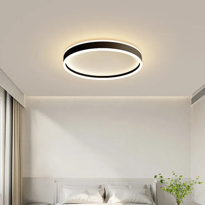 plafonnier led nordique à intensité variable pour intérieur.