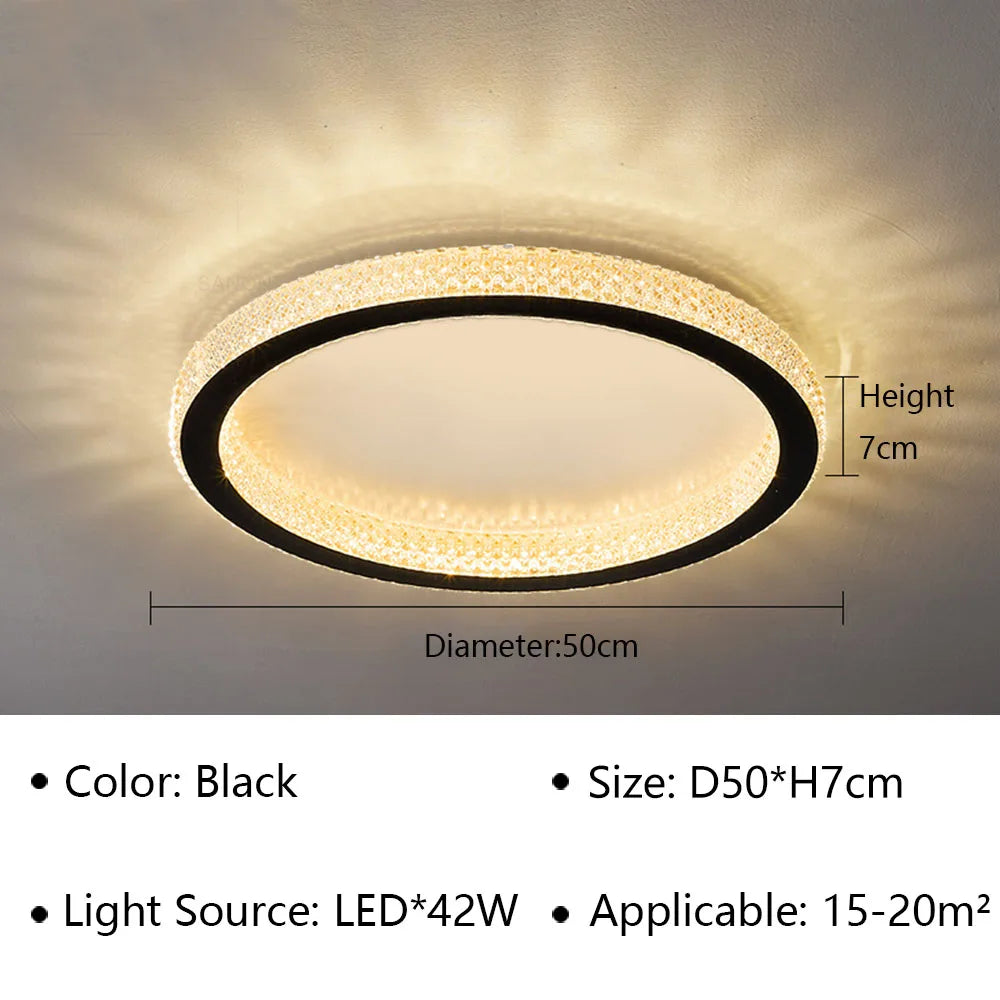 plafonnier led moderne pour décoration intérieure élégante et lumineuse.