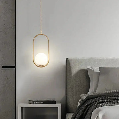 lampe LED suspendue.