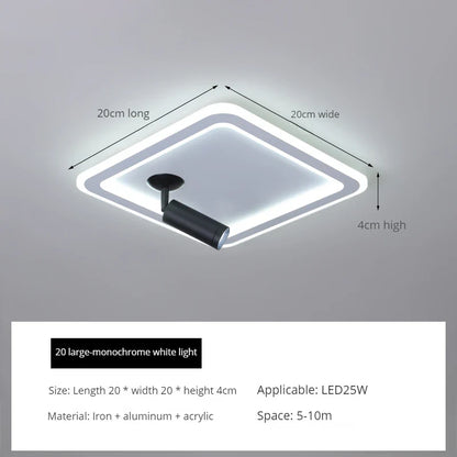 plafonnier led moderne design pour intérieur éclairage surface.