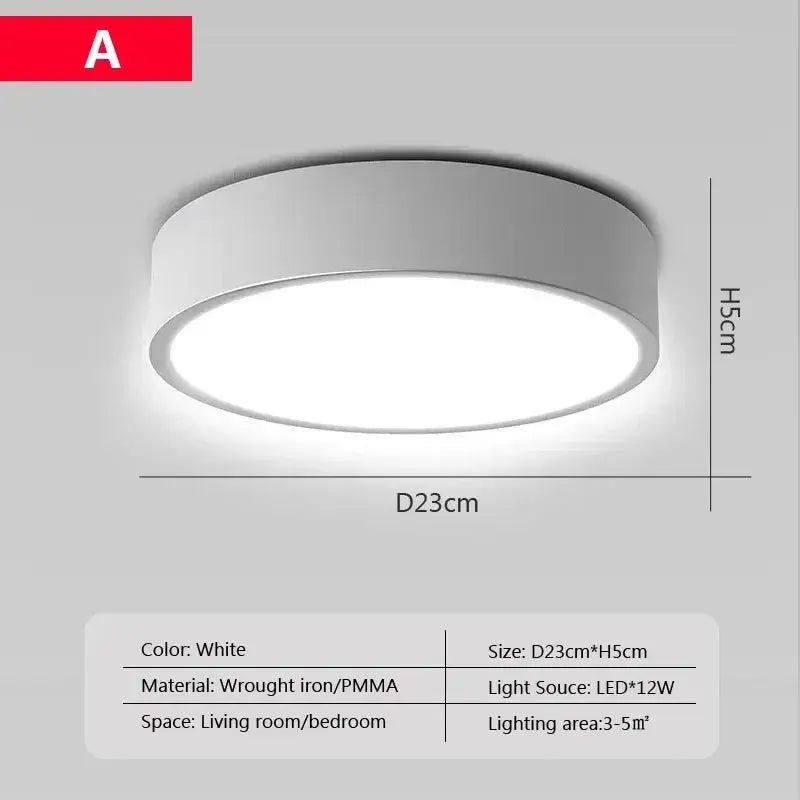 plafonnier led rond moderne pour intérieur élégant et lumineux.