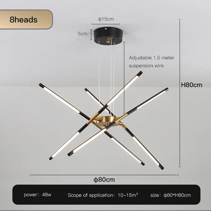 plafonnier led moderne réglable pour éclairage intérieur design.