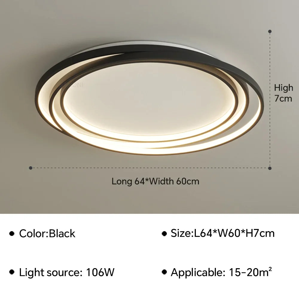 plafonnier led moderne design pour décoration intérieure élégante.