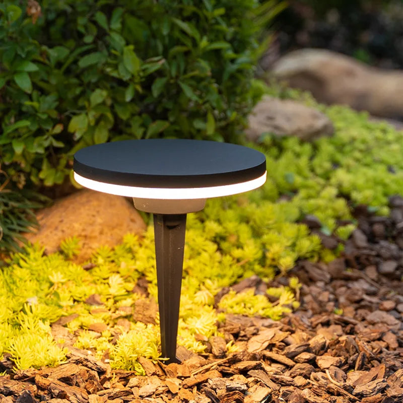 lampe de jardin led étanche éclairage extérieur décoratif en aluminium.