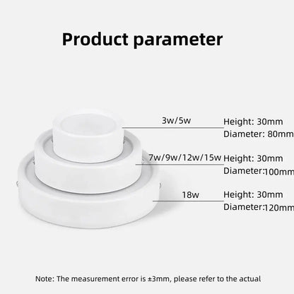 Plafonnier Spots LED Rond Fin.