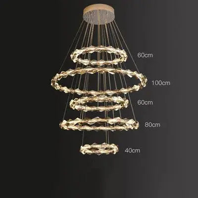 lustre moderne en cristal pour ambiance élégante et minimaliste.