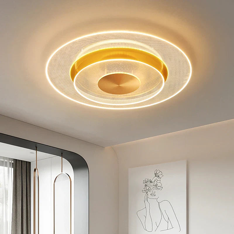 plafonnier design moderne led acrylique pour décoration intérieure.