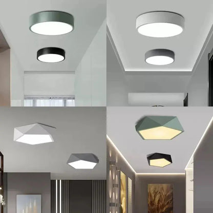 plafonnier led rond moderne pour intérieur élégant et lumineux.