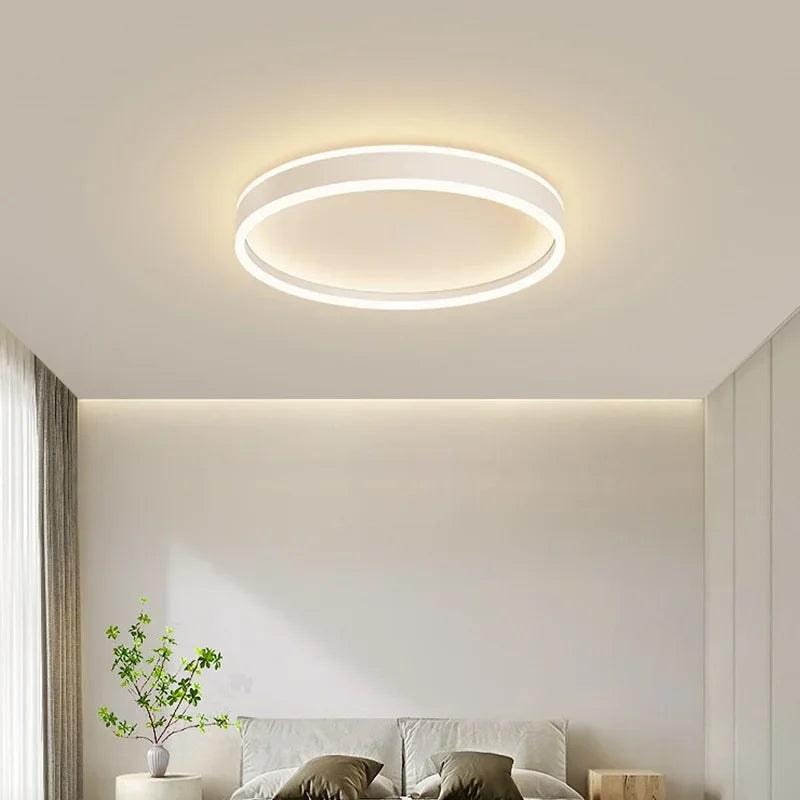 plafonnier led nordique à intensité variable pour intérieur.