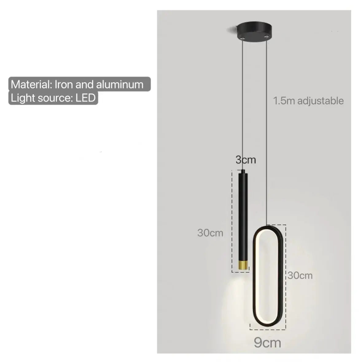 Lampe Moderne Suspendue.