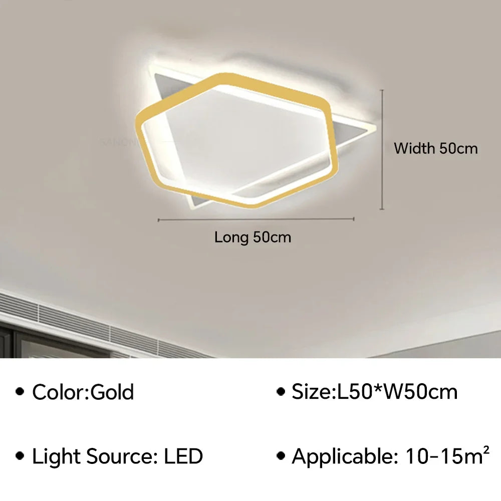 plafonnier led moderne pour décoration d'intérieur élégante.