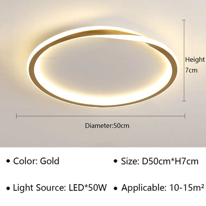 plafonnier led moderne pour décoration intérieure élégante et contemporaine.