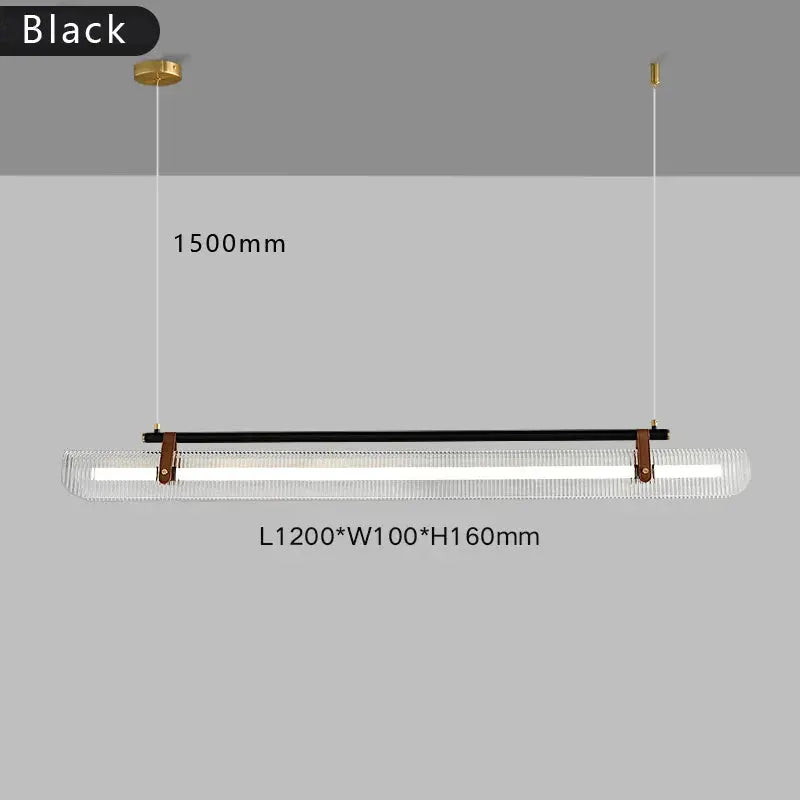 suspension design nordique tricolore pour espace contemporain.