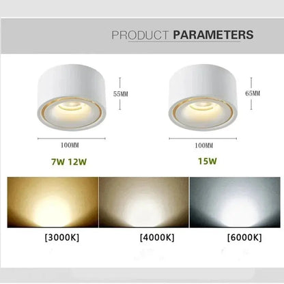 Spots LED Rond.