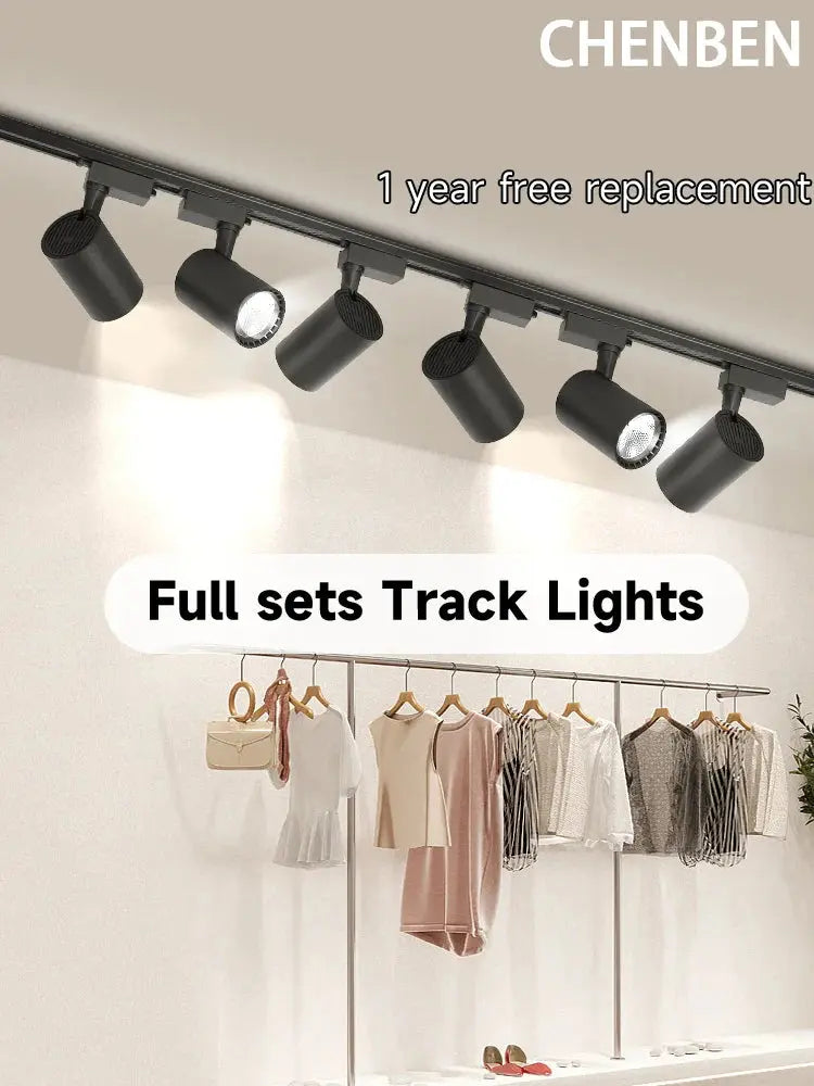 rail d'éclairage led pour décoration intérieure et ambiance lumineuse.