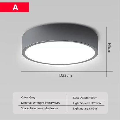 plafonnier led rond moderne pour intérieur élégant et lumineux.