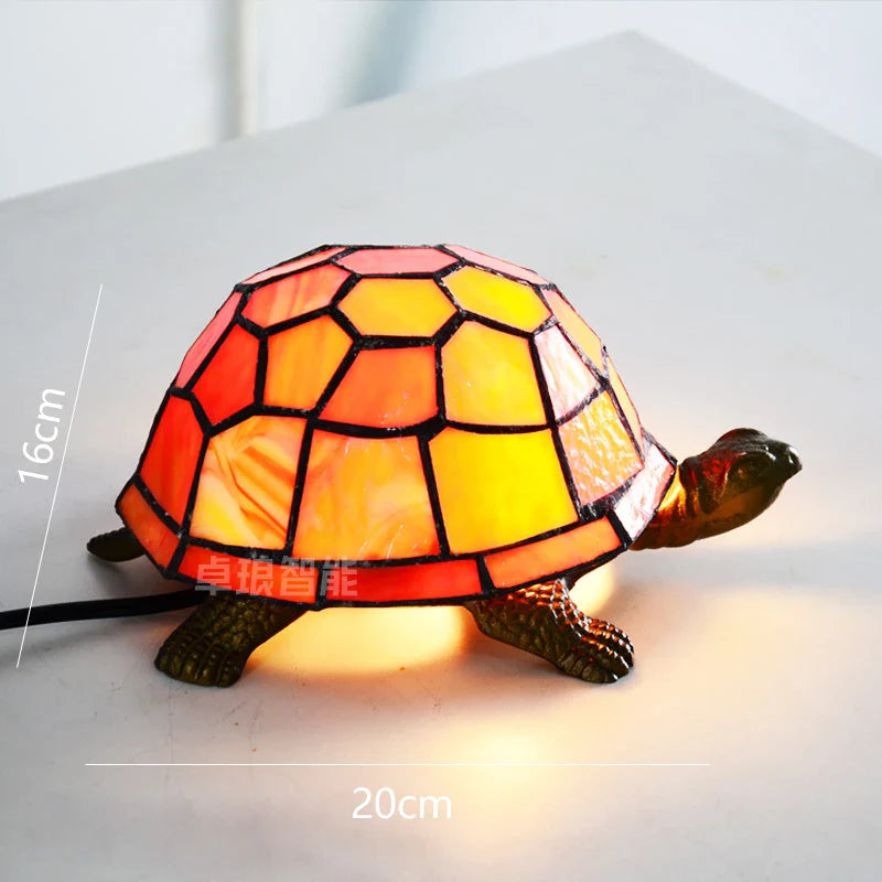 lampe de chevet tortue veilleuse led décorative pour enfant.