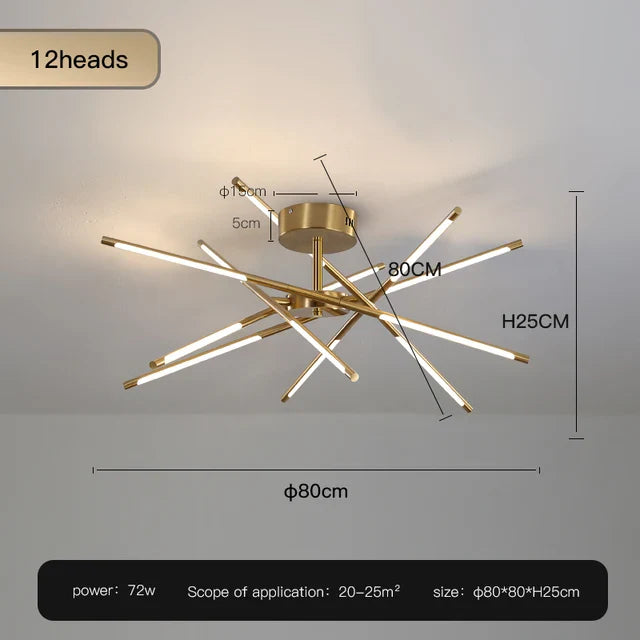 plafonnier led moderne réglable pour éclairage intérieur design.