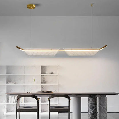 suspension design minimaliste pour restaurant bar moderne.