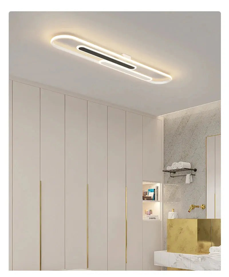 Plafonnier LED Moderne en Fer.