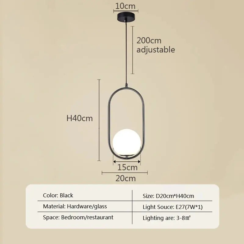 Lampe Moderne Suspendue.