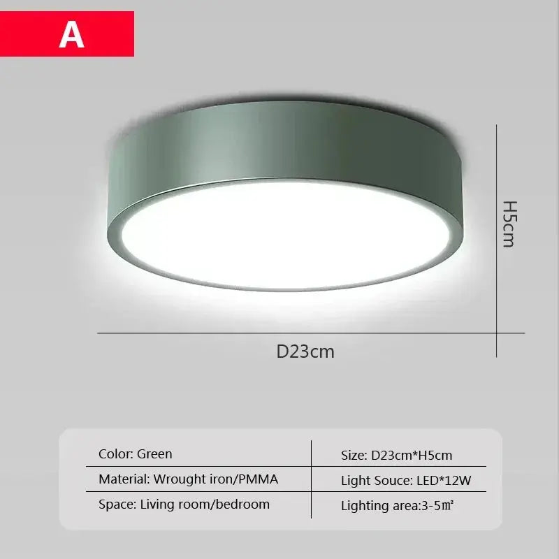 plafonnier led rond moderne pour intérieur élégant et lumineux.