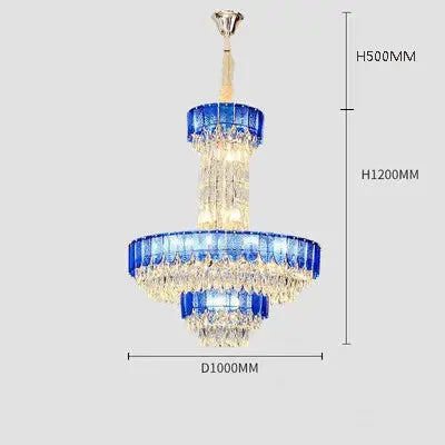 lustre en cristal de luxe pour hôtel et villa Rayonnia  Luminaire Rayonnia