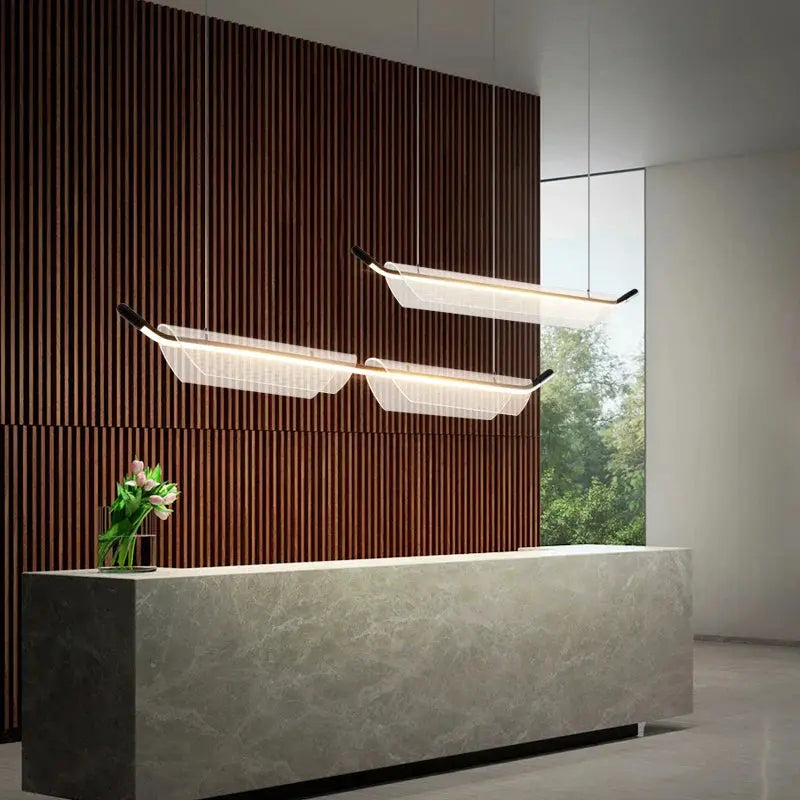 suspension design minimaliste pour restaurant bar moderne.